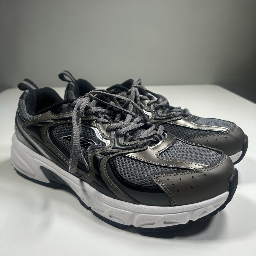 AVIA 5000 Shoes Men’s 10 Gray Black Running Walking Sneakers